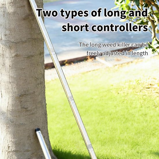 Multifunctioneel Tuingereedschap - Onkruidsteker Hark - Tuinonderhoud Vereenvoudigen - Verstelbare Harkfunctie - 100 cm Lengte - Metaal — afbeelding 4