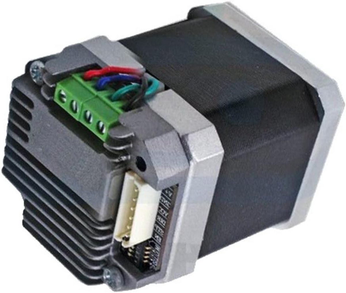 Miniatuur Stappenmotor Driver - Geïntegreerde AC Driver - Precisie Beweging - Stabiel Magnetisch Veld - 42x42 mm - Roestvrij