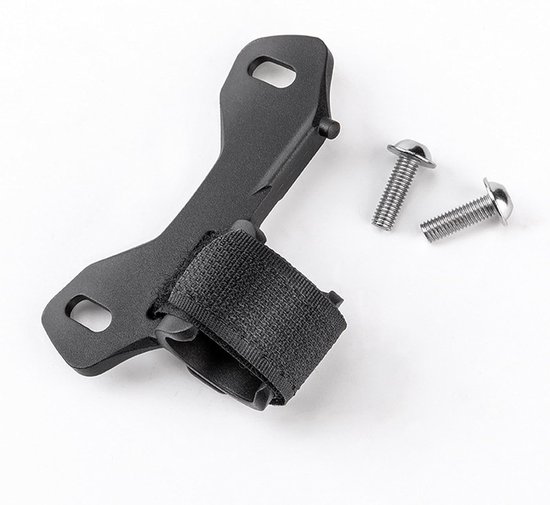 Fietspomphouder - Montageclip Pomp - Fietsbanden Oppompen - Veilig Slot Design - 22 mm Diameter - Zwart — afbeelding 5