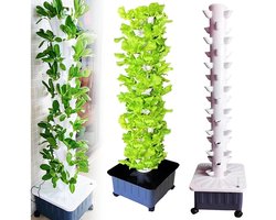 hydroponic system, hydroponic tower, 45 hole grow kit, smart, tower hydroponic