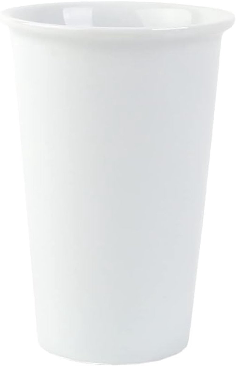 Porseleinen drinkbeker - Koffiemok set - Koffie voor onderweg - Herbruikbaar alternatief - 030 liter - Groen — cadeau in Koken & Dineren - foto 3
