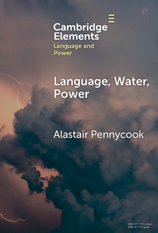 Elements in Language and Power- Language, Water, Power - cover