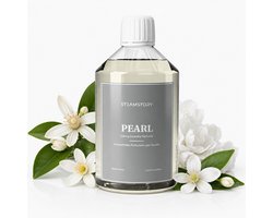 SteamStory Luxe Wasparfum Pearl - Zachte geur met katoenbloem & witte musk - 500 ml