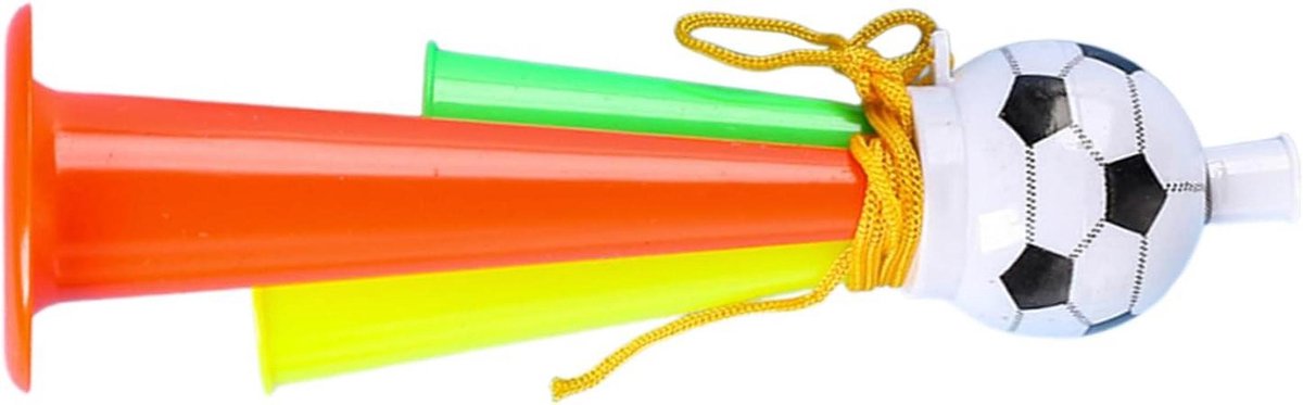 Stadionhoorn - Luidspreker Geluidsmaker - Evenementen Aanmoedigen - Ergonomische Handgreep - 19 cm - Meerkleurig