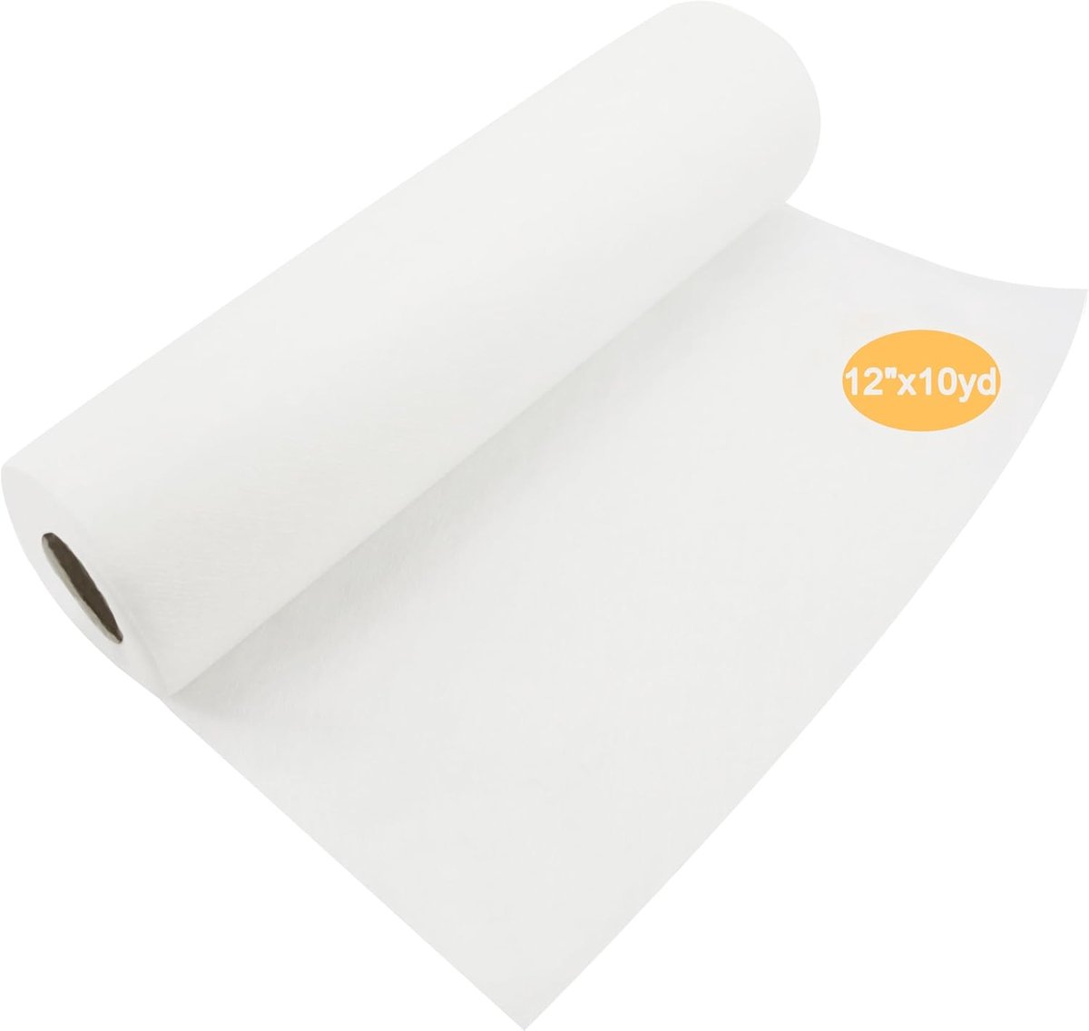 Borduurvlies Oplosbaar - Wegspoelbaar Stabilisator - Machine Borduren - Koud Water Oplosbaar - 12x10yd Rol - Wit