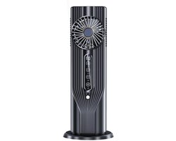 Draagbare Air Cooler - Toren Ventilator - Persoonlijke Koeling - Stille Waterkoeling - USB Aangedreven - Wit