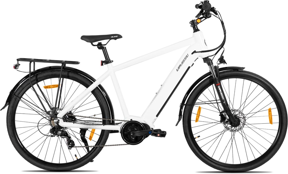 HILAND Allanton Elektrische Mountainbike 27,5 inch – E-MTB Unisex met Hydraulische Schijfremmen – 250W Motor – 36V 10.4Ah Accu – 7 Versnellingen