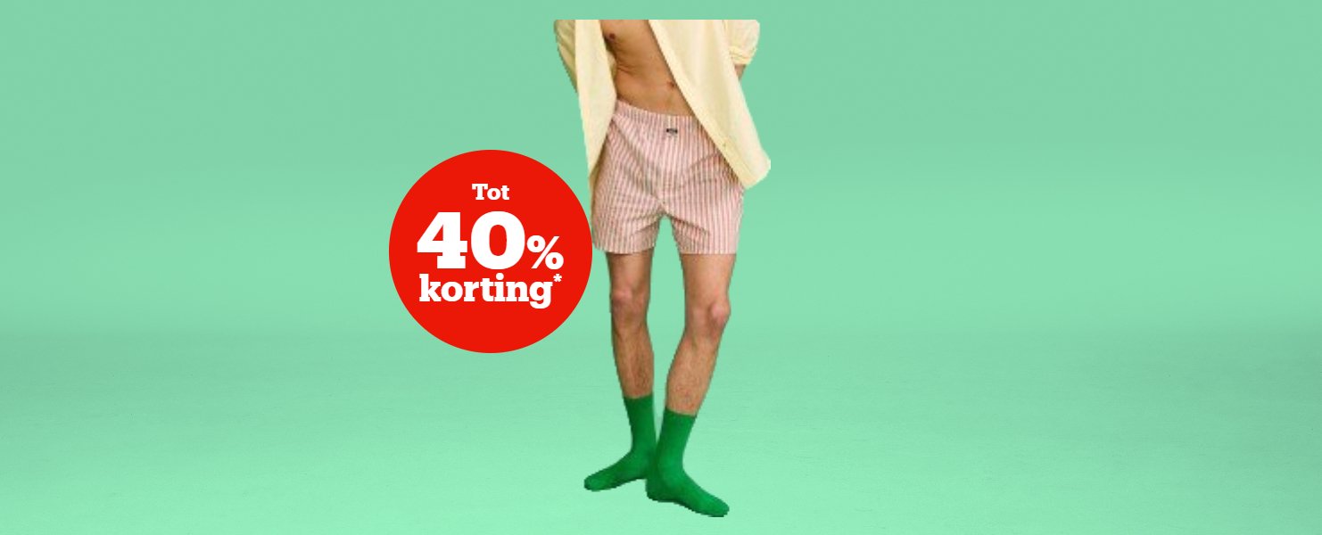 Tot 40% korting*