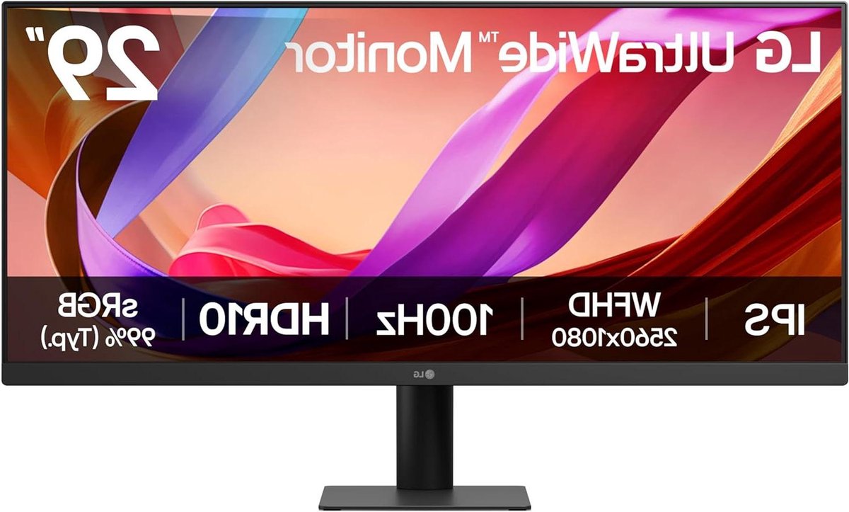 UltraWide Monitor - IPS Scherm - Productief Werken - HDR10 Detail Contrast - 29 inch - Zwart