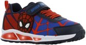 Spiderman - Schoenen voor jongens met lichtjes - Sneakers voor kinderen met klittenband - Lichtgevende kindersneaker - Maat 31 - Blauw