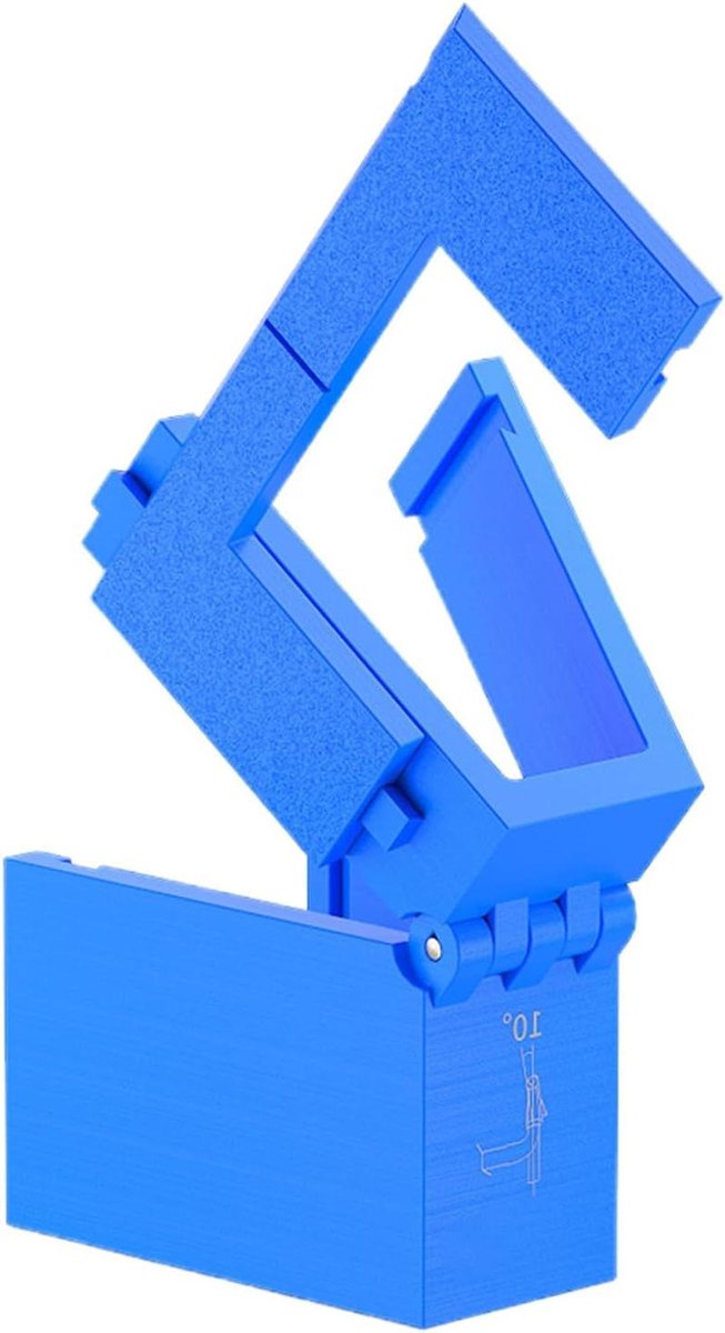 Fietsstuur Kalibrator - Stuurhoekmeter - Professionele Training - Nauwkeurige Hoekmeting - 6.3x2.76x2.36 Inch - Blauw