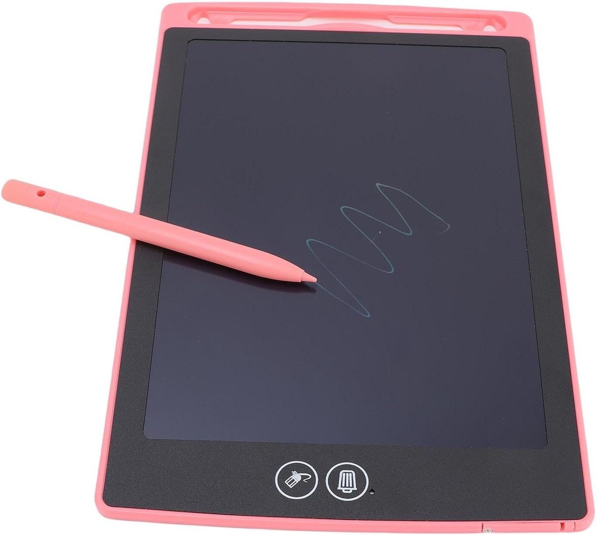 Elektronisch Tekenkussen - Schrijftablet LCD - Schetsen en Notities - Drukgevoelig Schrijven - 1 cm dik - Zwart
