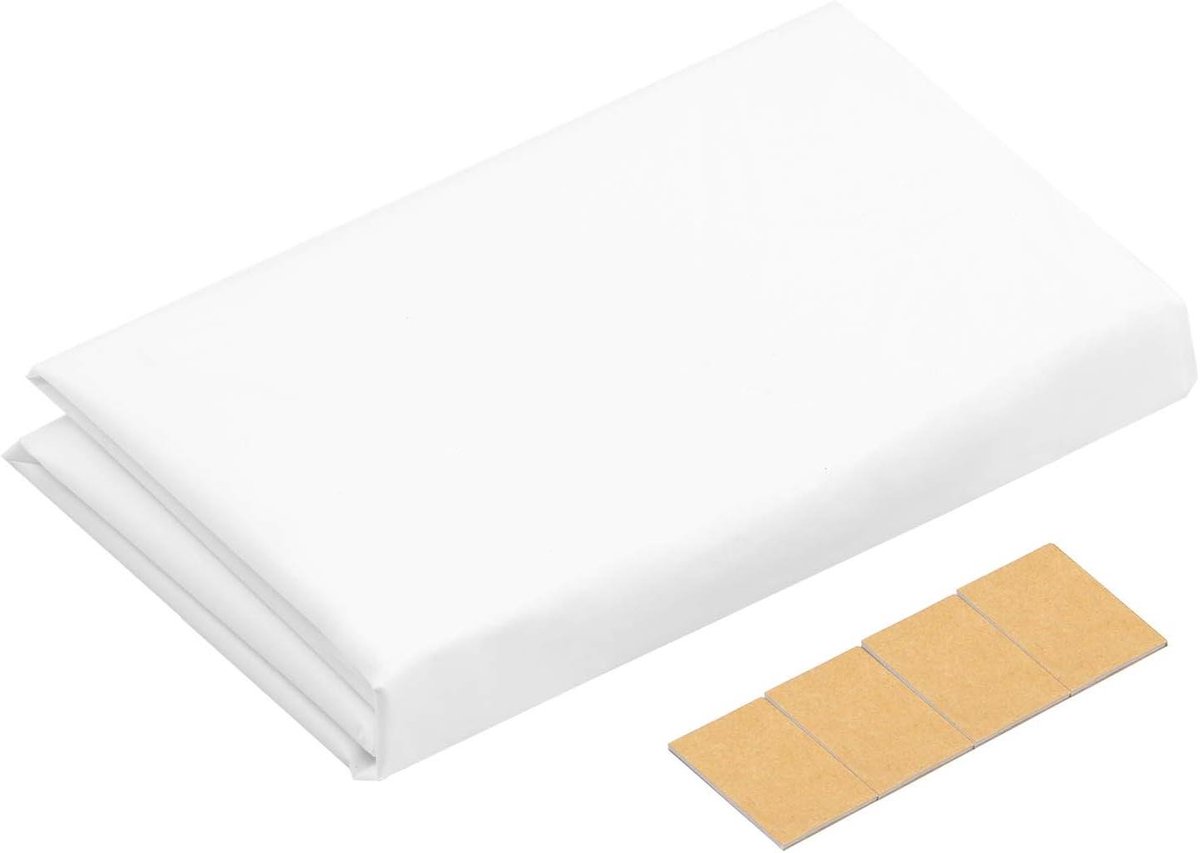 Projectiescherm - Raamgordijn - Thuisbioscoop Ervaring - Semi-doorschijnend - 1.2 x 1.8 m - Wit