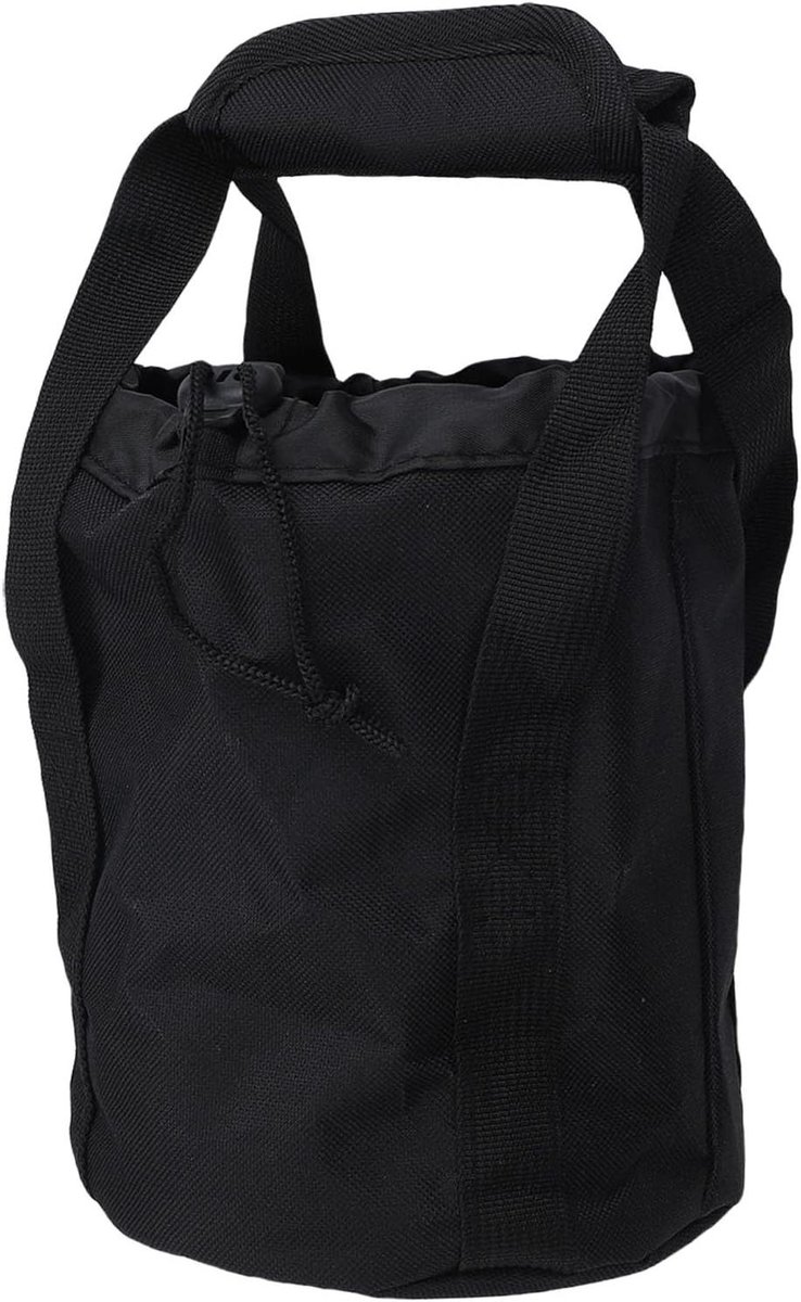 Kogelstoten Draagtas - Sporttas Bal - Veilig Vervoeren - Beschermend Kussen - 6-16 LBS - Zwart