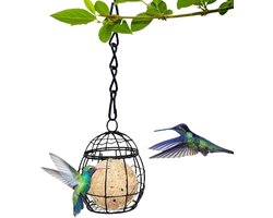 Suet Balhouder - Voedselstation Vogels - Vogels Voeren - Eekhoornbestendig Ontwerp - 109 x 8 x 48 cm - Metaal