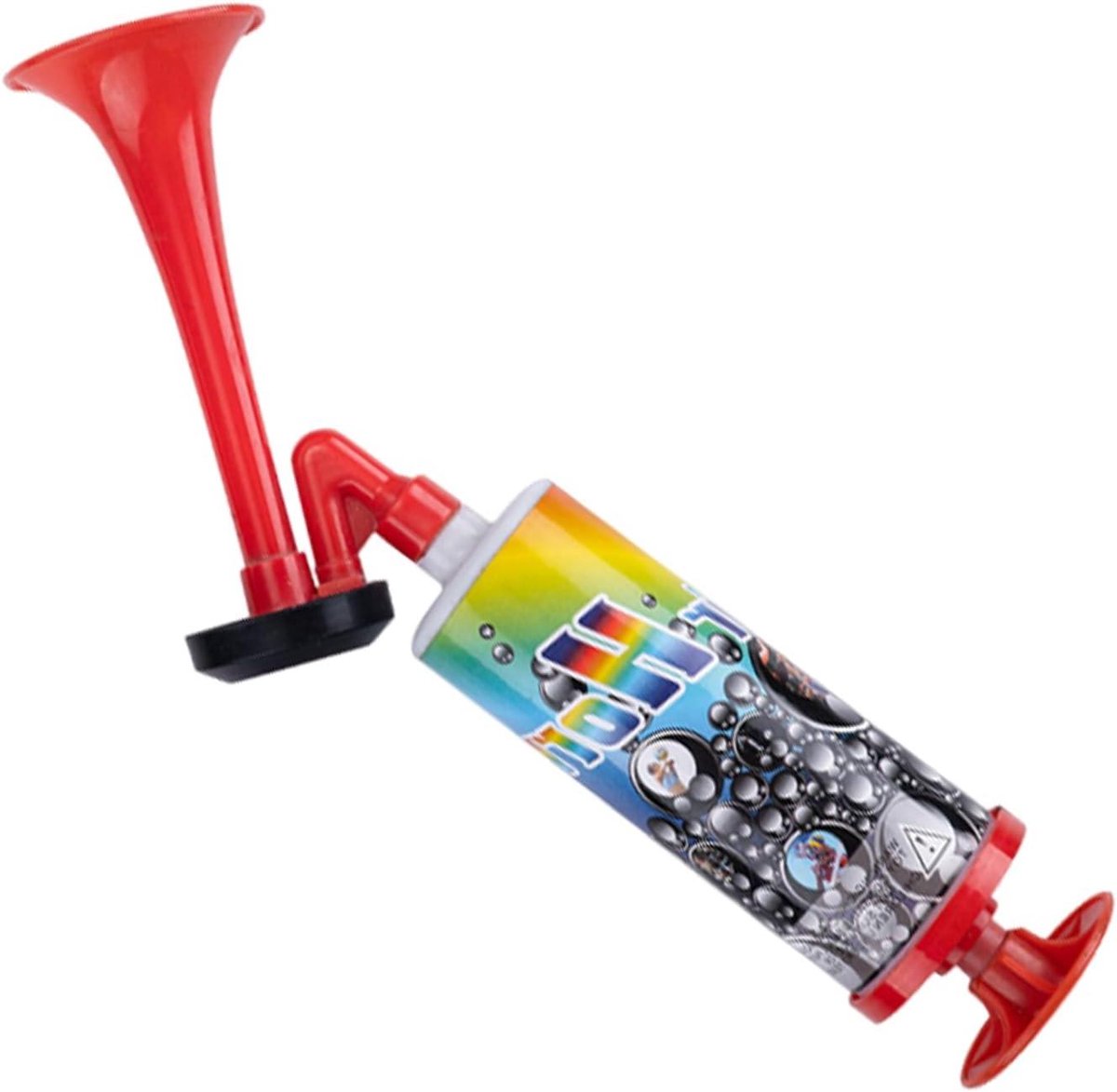 Stadion Toeter - Herriemaker Feest - Sfeer Maken - Realistisch Geluid - 20 cm - Rood