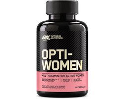 Optimum Nutrition Opti-Women - Multivitamine Vrouw - Vitamines, Mineralen en Plantenextracten - 60 Capsules