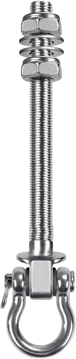 Hangmat Ophanging - Boomriemen - Ontspannen Buiten - Roestvrij Staal - 680 kg Draagkracht - Zilver
