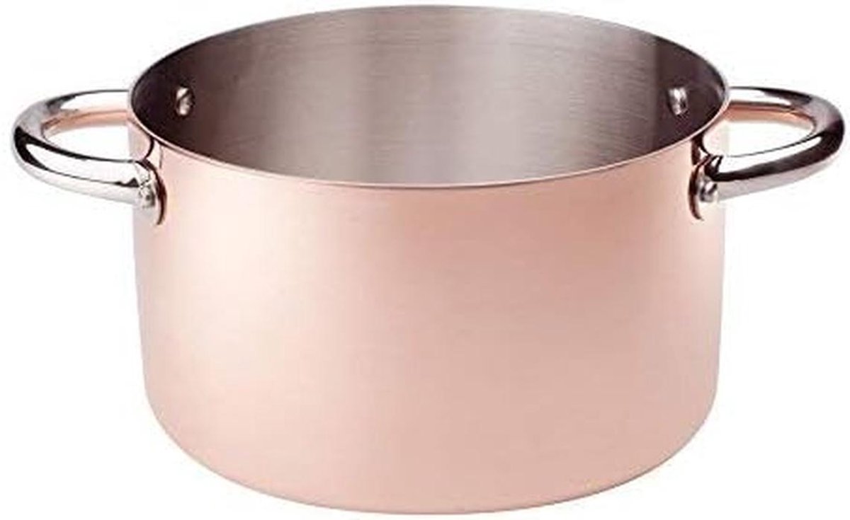 Ronde Braadslede met 2 Handvatten en Inductie Geschikt Bodem - 24 cm