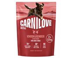 2 x Carnilove – Venison & Reindeer & Wild Boar Adult All Breeds 1,5 kg