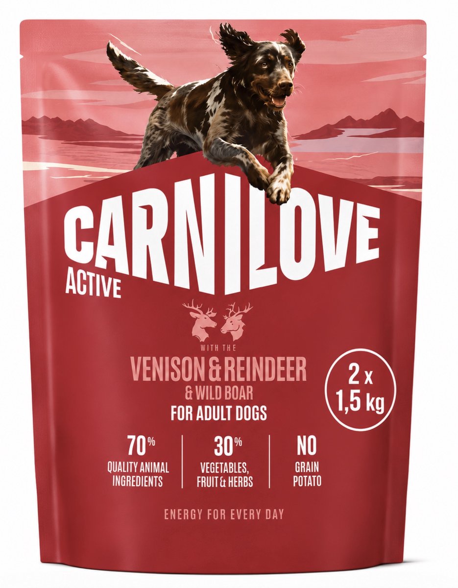 Carnilove Carnilove – Venison & Reindeer & Wild Boar Adult All Breeds 1,5 kg