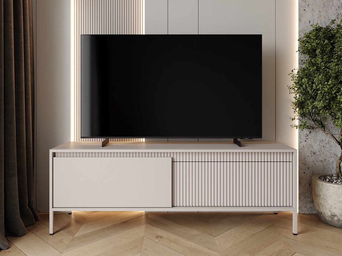 GrainGold - TV-Meubel Sorano - Beige - Moderne Opbergruimte - 153 cm