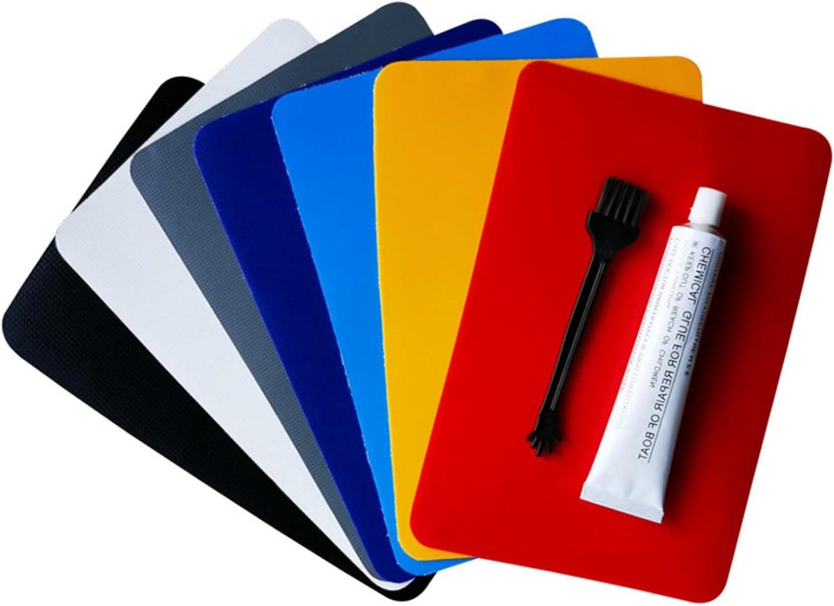 Opblaasbare reparatieset - PVC reparatie - Snelle reparaties - Sterke lijm - 30 ml - Meerkleurig