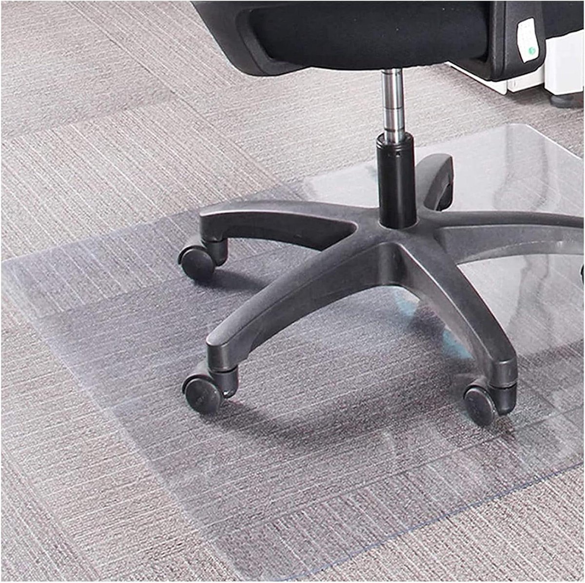Vloermat Bureau - Stoelmat Bescherming - Vloer Beschermen - Antislip PVC - 60x150cm - Transparant