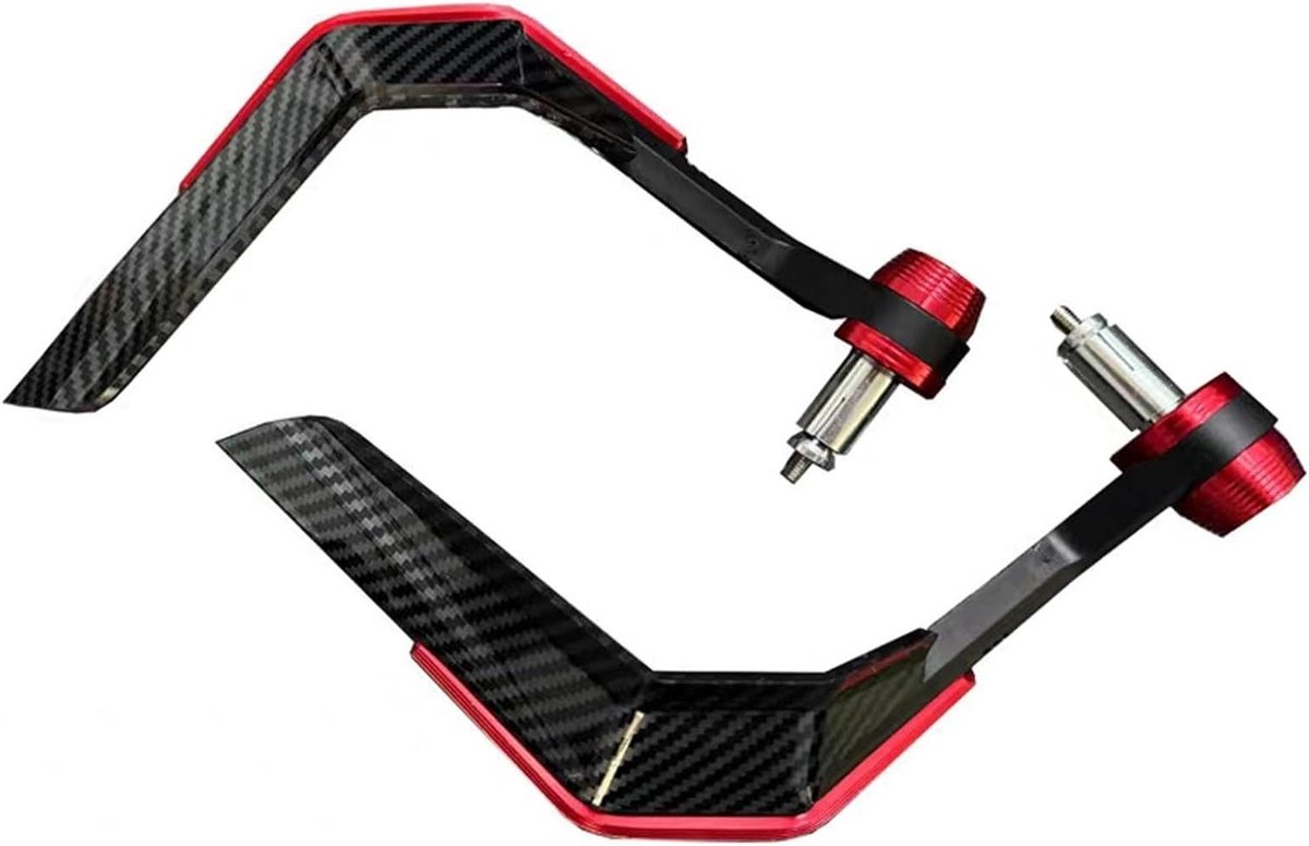 Handbeschermers Motor - Stuurscherm Set - Bescherming Motor - Universele Pasvorm - 7/8 inch - Rood