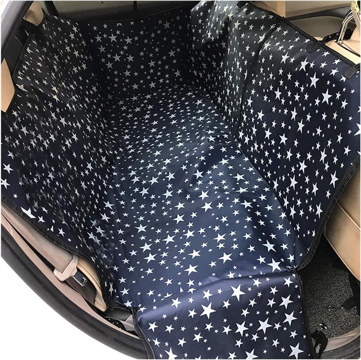 Honden autostoelhoes - Reismat Beschermer - Veilig Vervoer - Waterdicht Oxford Doek - 137x147 cm - Zwart Oranje