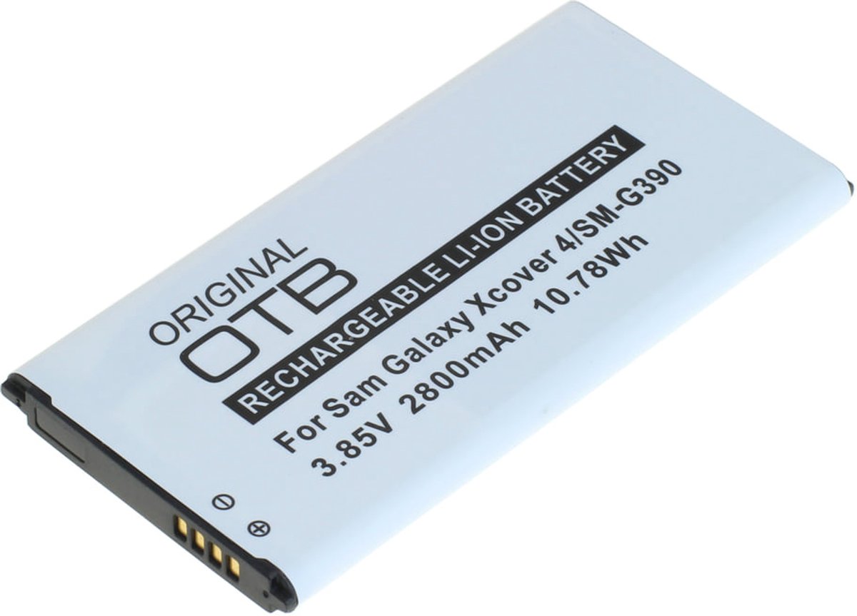 Accu voor Samsung Galaxy XCover 4 SM-G390 met NFC-Antenne - 3,85V - 2800mAh - Grijs