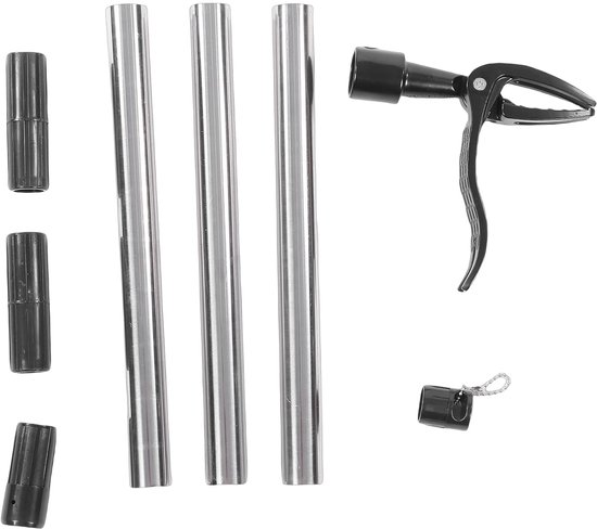 Onkruidverwijderaar Lange Steel - Wiedhulp Tuin - Onkruid Wieden - Staand Gebruik - 35 x 15 cm - Zilver — afbeelding 4