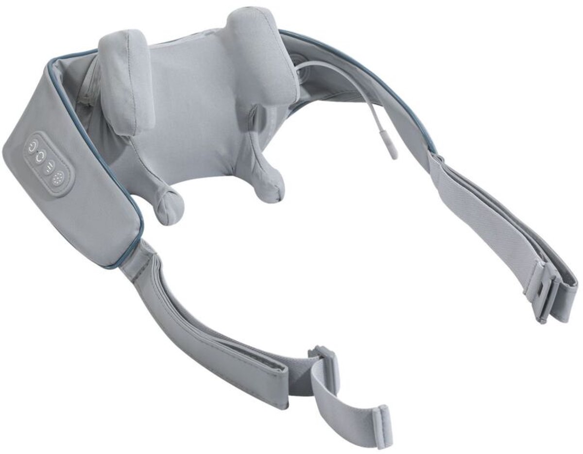 Oplaadbare nek- en rugmassager, draadloze acupressuur schoudermassager.