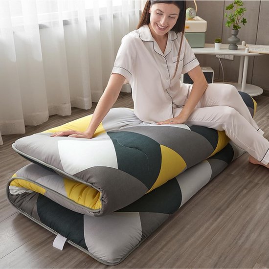 Japanse vloermatras - Tatamimat opvouwbaar - Comfortabel slapen - Verdikte vulling - 90x200cm - C — afbeelding 2