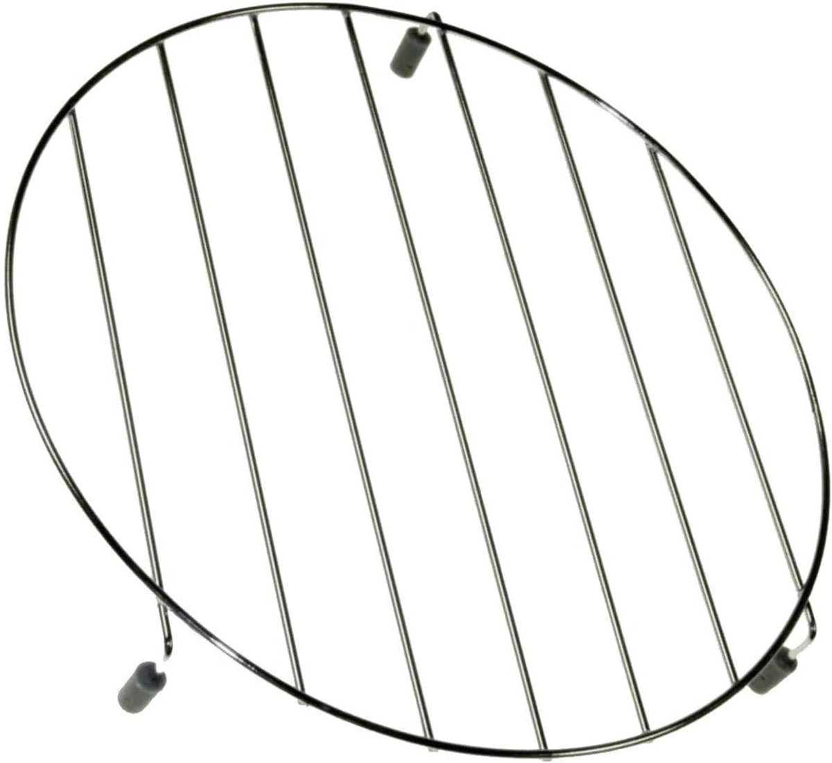 Magnetron Plaat - Draaiplateau - Magnetron Gebruik - Lage Grid - 23.5 cm - Zilver