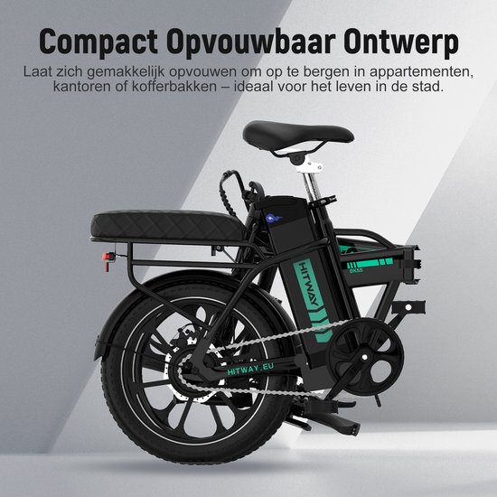 Colorway Elektrische Fiets BK29G - 20*4.0 Inch Fatbike - Mountain Snow EBike met Afneembare 36V 12Ah Lithium Batterij - City Commuter E-Bike met 250W Motor - IP54 Waterdicht van Colorway — afbeelding 4