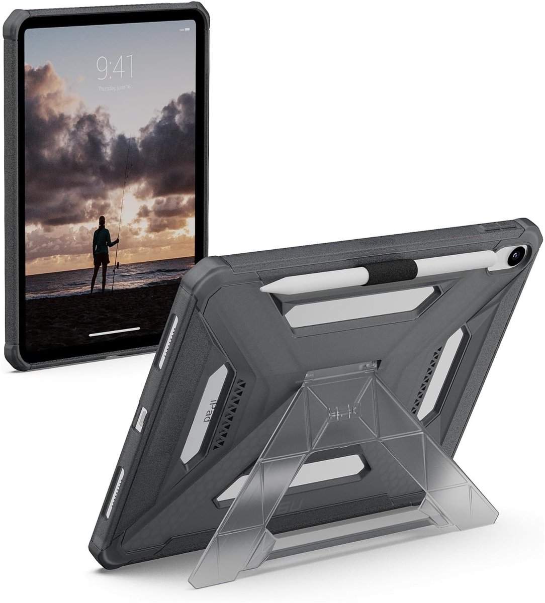 Urban Armor Gear 124495113131 tabletbehuizing 27,7 cm (10.9") Hoes Grijs