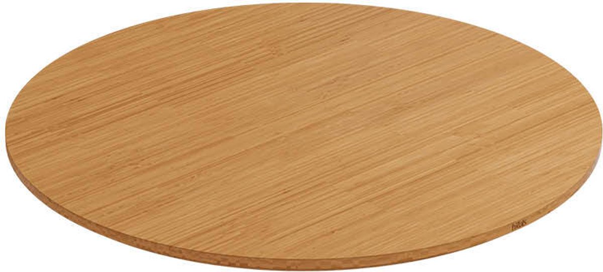 höfats BOWL Opzetplank 57 Maak van de BOWL-vuurkorf een bijzettafel: antislip en stabiel dankzij de inkeping, gemaakt van massief bamboe met een UV-bestendige coating