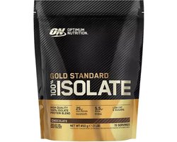 DA Optimum Nutrition Gold Standard 100% Whey Protein - Chocolate - Proteine Poeder - Eiwitshake - 465 gram (15 servings) - 15 stuks
