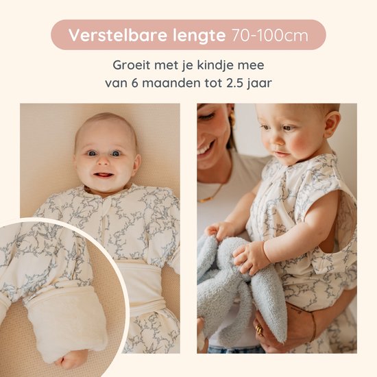 Puckababy Bag 4 Seasons slaapzak baby (6m-2.5j) - Swallows - TOG 0.25-2.0 - 4 seizoenen van Puckababy — afbeelding 4