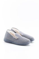 Damart - Charentaise pantoffels met ruit of effen Thermolactyl - Dames - Grijs - 40