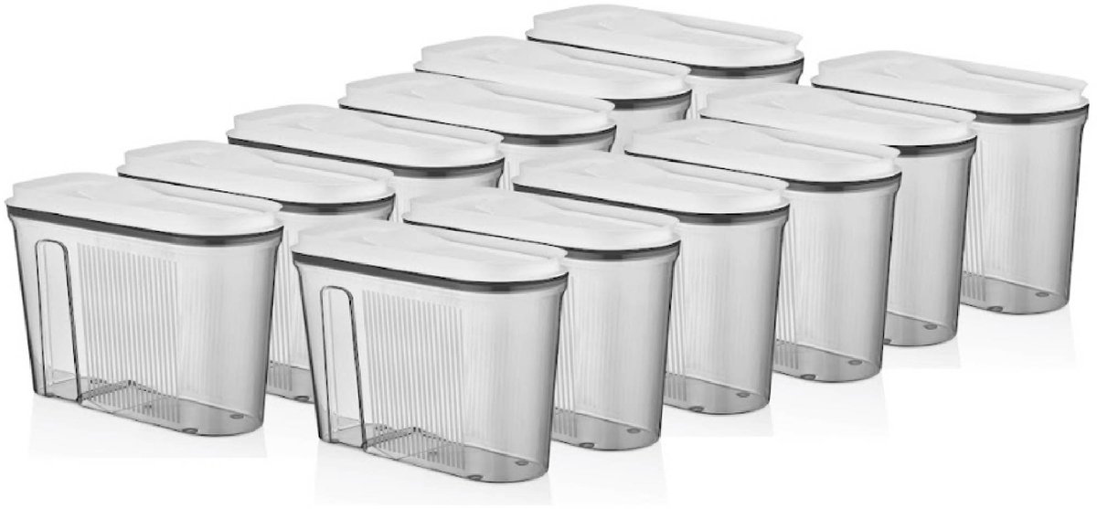 VIP Ahmet - Luchtdichte Voorraaddozen Set - 12 Stuks - 12 x 3,2 L - BPA-vrij