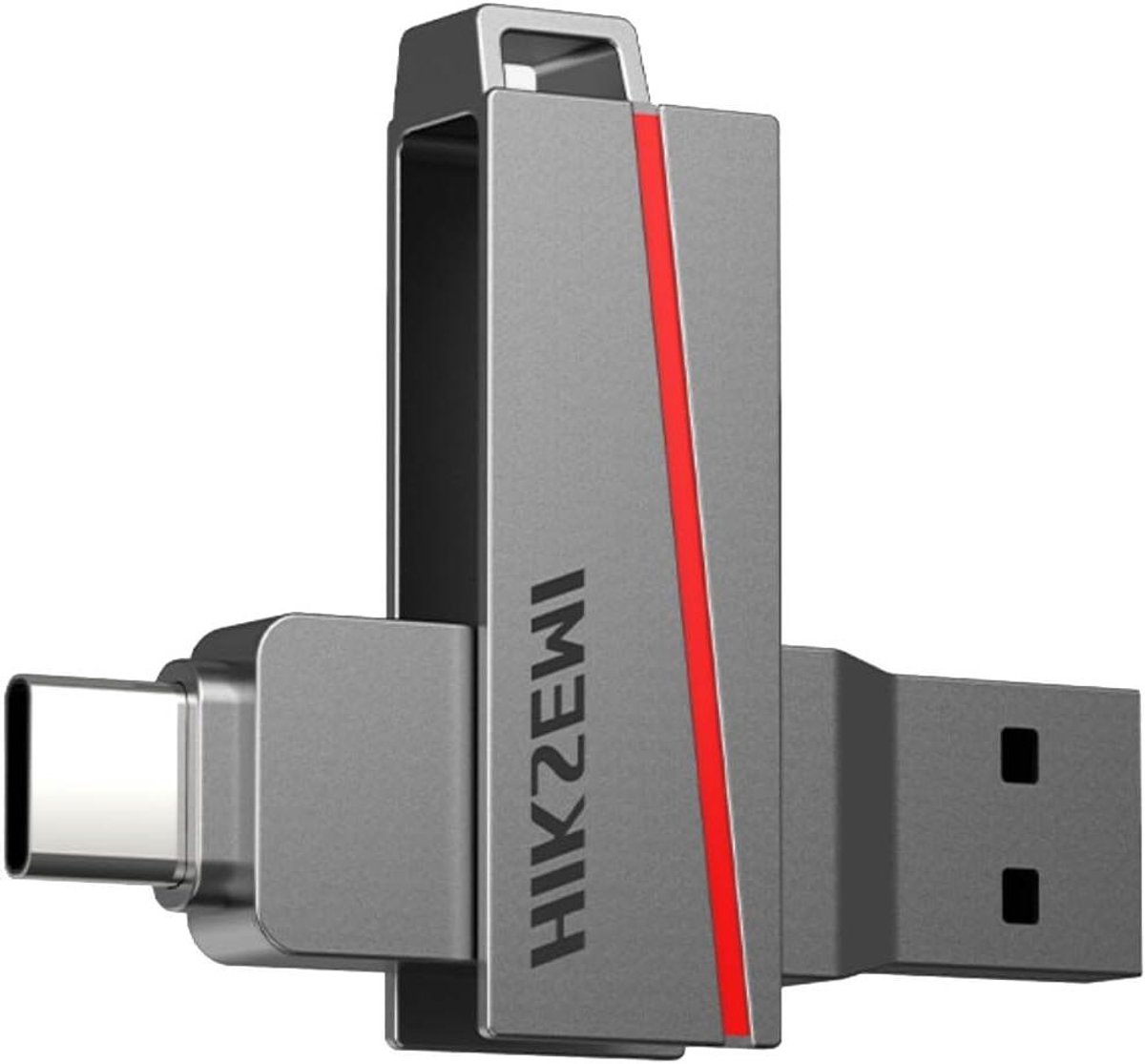 USB-stick - Geheugenstick - Bestanden Delen - Dubbele Interface - 64 GB - Grijs