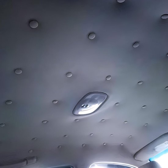 Dakhemel Reparatiekit - Auto Hemel - Auto Interieur Herstellen - Universele Montage - 60 Delen - Grijs — afbeelding 2