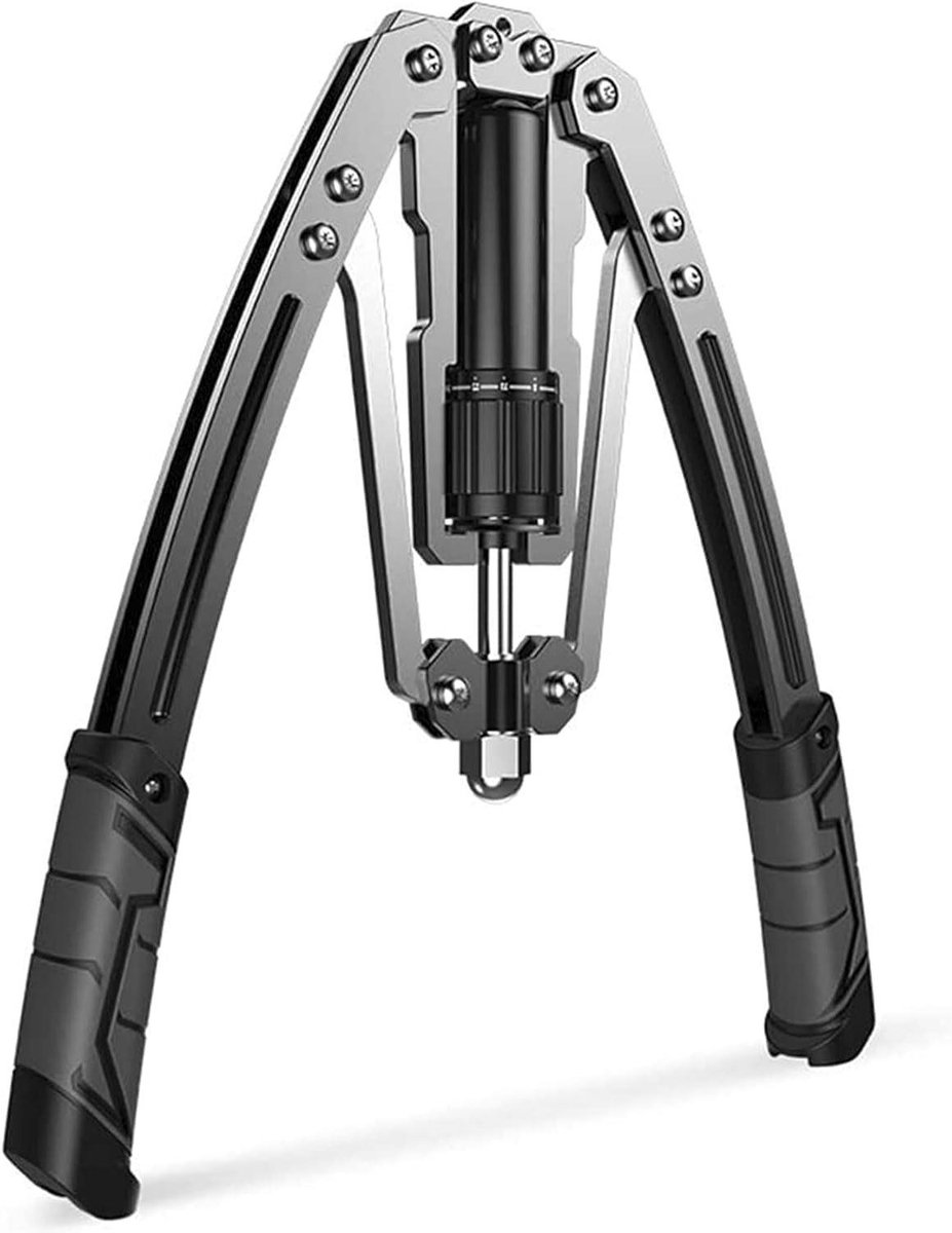 Hydraulische Krachttrainer - Arm Trainer - Kracht Opbouwen - Verstelbare Weerstand - 43 x 16 cm - Zwart