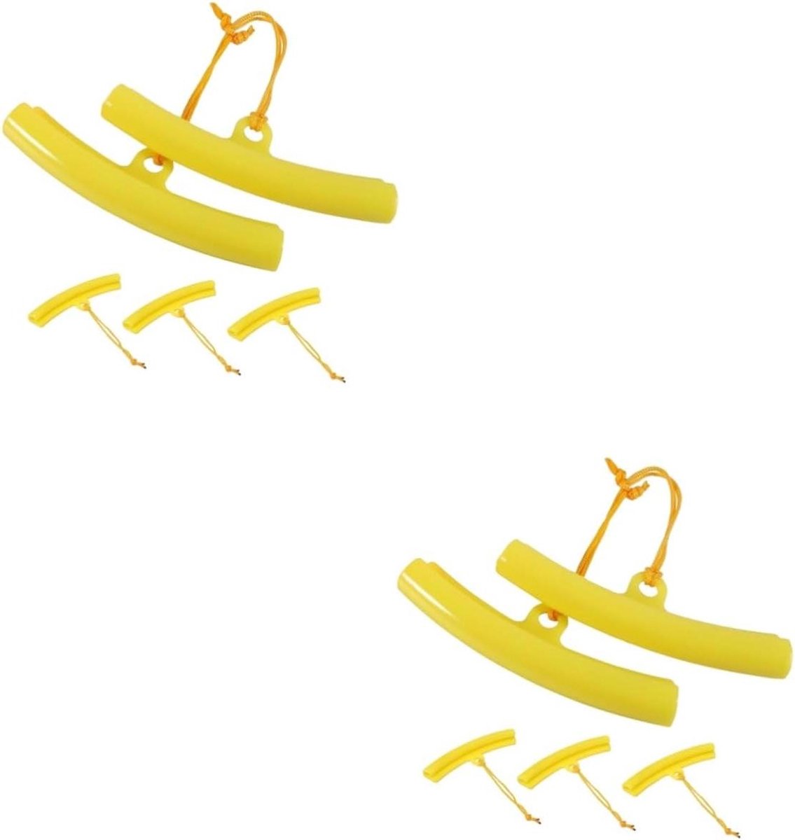 Velgbeschermers Set - Bandenwissel Tool - Banden Monteren - Stevig Plastic Materiaal - 10 Stuks - Geel
