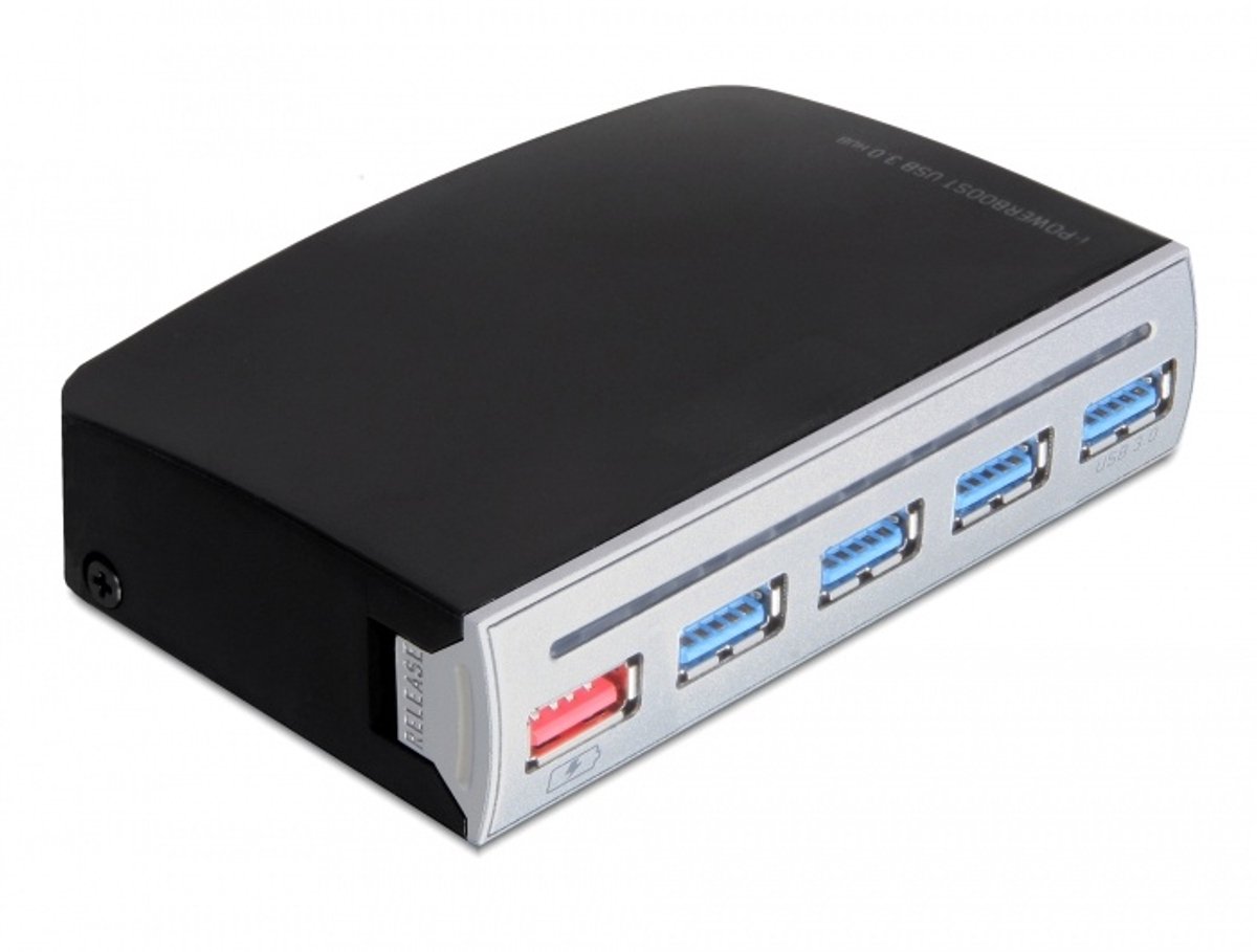 Delock - 4-Poorts USB 3.0 Hub - Zwart