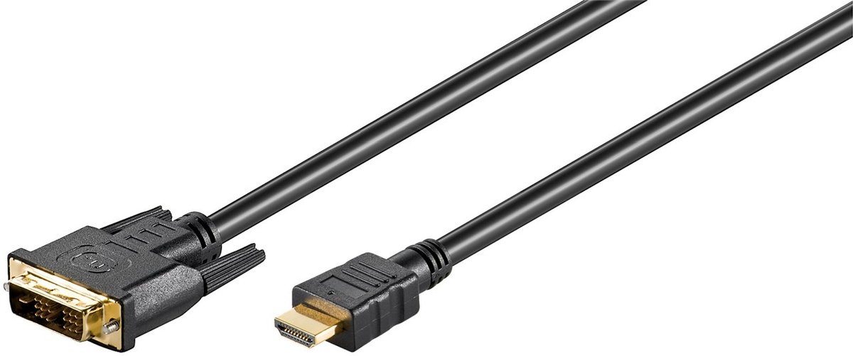 DVI‑D/HDMI™‑kabel, verguld - 1.5 m