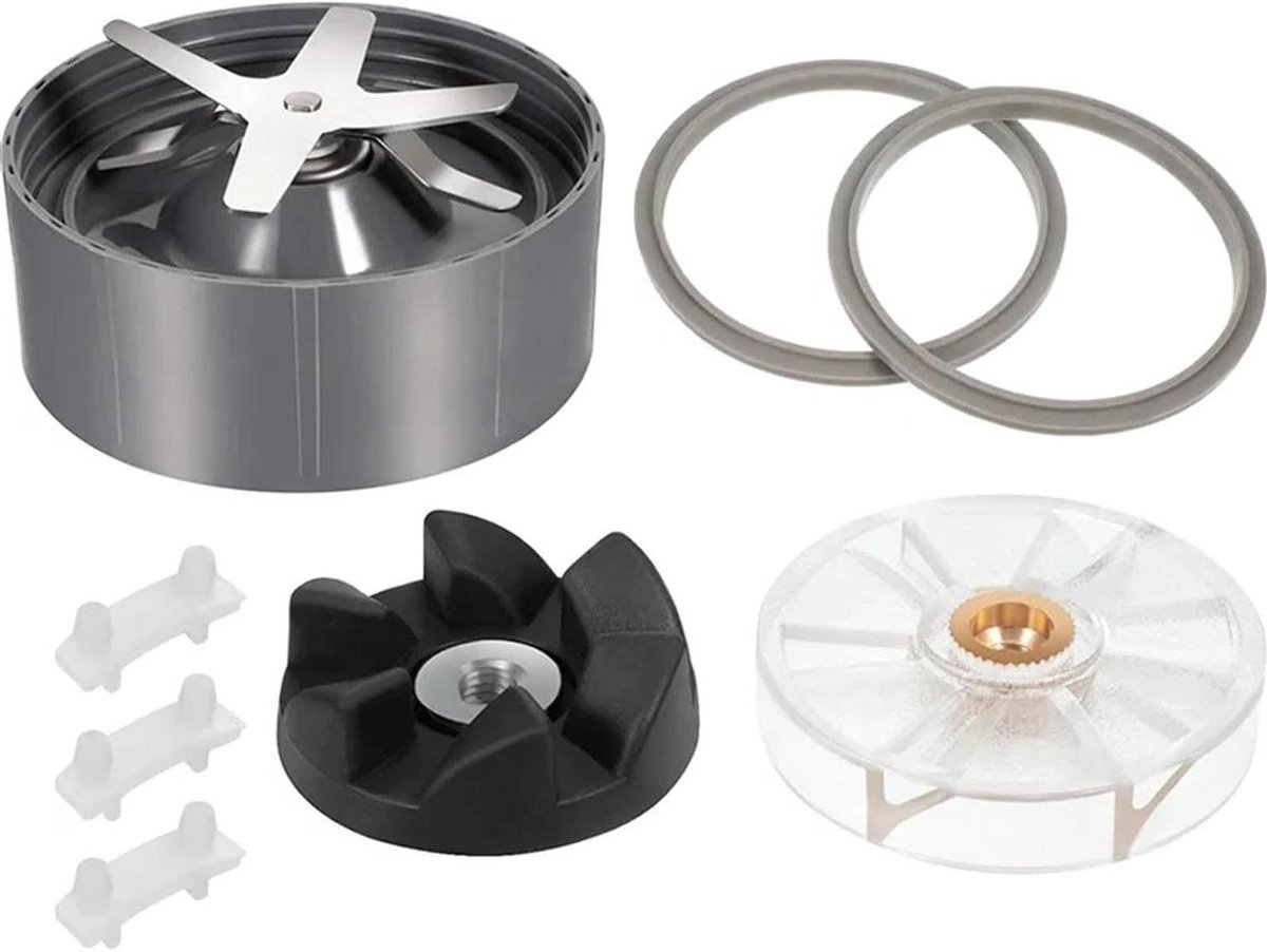Blender Onderdelen Set Vervangende Onderdelen Keuken Gemak Lekvrije Siliconen 8 Stuks Zwart
