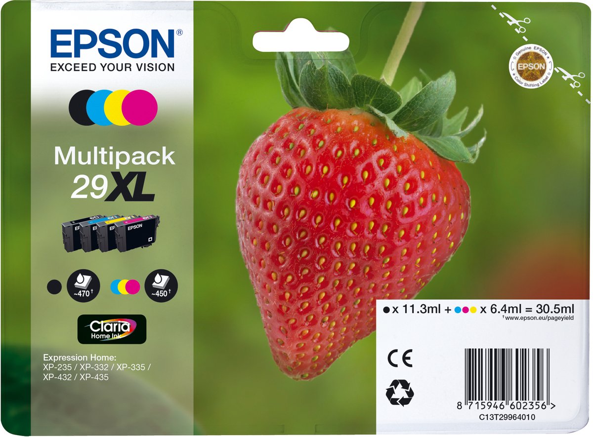 Bol.com Epson 29XL - Inktcartridge / Multipack aanbieding